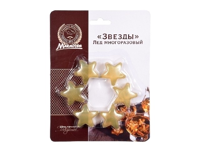 Лед многоразовый Звезды 6 шт Marmiton 16152